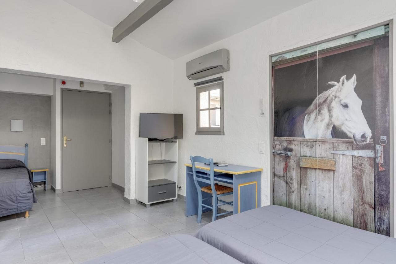 Hotel Les Palmiers En Camargue Saintes-Maries-de-la-Mer Eksteriør billede